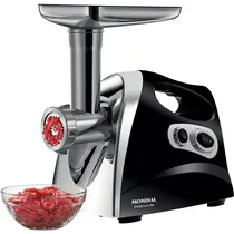 Moedor de Carne Elétrico Mondial Premium MC-03 500 W 220V - Preto/Prata