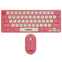 Teclado Satellite + Mouse AK-6061G Sem Fio 2,4GHZ - Vermelho (Português)
