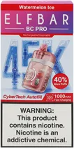 Vape Descartável Elf Bar BC Pro Watermelon Ice 45000 Puffs