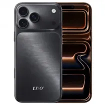 Celular Smartphone Luo I18 Pro Max / 256GB / 6GB + 10GB Extendido / 8MP / 48MP / 6.65" / 5160MAH / Android 16.0 - Cinza Oscuro