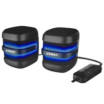 Speaker Satellite AS-92008B RGB Preto 2.0 BT 196256