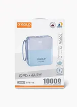 A'Gold Cargador Pro BTE-48A 10000MAH Turbo & PD 22.5W (Anatel) Blue