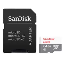 Cartão de Memória Sandisk Micro SD 64GB Ultra 100MB/s