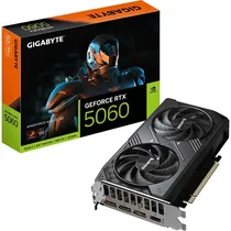 Placa de Vídeo Gigabyte Geforce RTX 5060 Windforce Max Oc 8 GB GDDR7 (GV-N5060WF2MAX-8GD)