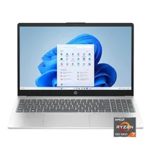 Notebook HP 15 Ryzen 7 7730U 16GB/512GB 15.6" Full HD Touch - Prata (15-FC0235DX)