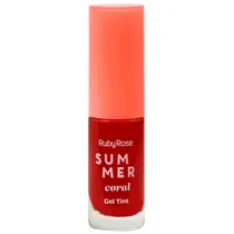 Batom Líquido Gel Ruby Rose HB 555
