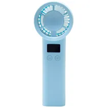 Mini Ventilador Portátil Hengda YQ10528 / 120 Niveis / Recarregavel - Azul