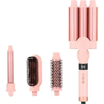 Modelador de Cabelo Enzo Professional Pro Style EN-9111 4 Em 1 65 W - Rosa