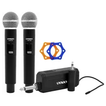 Micrófono Satellite Sem Fio KTV A-MK1201 Kit com 2
