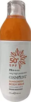 Protetor Solar Cosmolive Sunscreen Body Milk SPF50 - 150ML