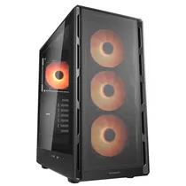 Gabinete Cougar Airface Pure Pro Mid Tower 4FAN BL Black