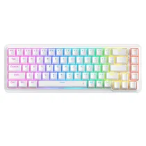 Teclado Gamer Redragon Nova K709W RGB Layout 65% - Branco