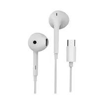 Fone de Ouvido G-Tide CW01, Cabo USB-C, com Microfone - Branco