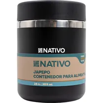 Contêiner Térmico Nativo Japepo - Preto 828ML