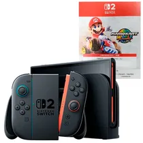 Console Nintendo Switch 2 256GB + Mario Kart World Vermelho/Azul BEE-001