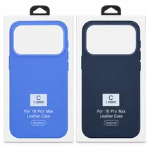 C-Covers Capa p/iPhone 18 Pro Max Leather Colores Varios