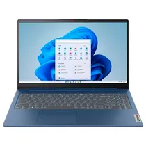 Notebook Lenovo Ideapad Slim 3 15AMN8 (82XQ012GUS), AMD Ryzen 5 40 2.80HZ (4.30GHZ), 8GB Ram, 256GB SSD, Tela 15.6" Full HD (1920X1080), Windows 11 Home, Inglês, Abyss Azul
