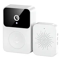 Mini Campainha Inteligente Hengda YQ10495 com Camera HD / Visão Noturna / Wifi / Microfone / App - Branco