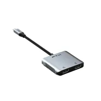 Cabo Adaptador USB-C A 2 HDMI FTX-CM2H8K-Ag 8K/60HZ - Grey