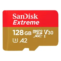 Cartão de Memória Micro SD Sandisk Extreme 128GB 160MBS - SDSQXA1-128G-GN6MA