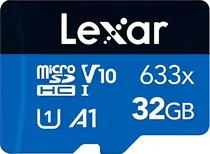 Memória Micro SDXC Uhs-I Lexar 32GB 100MB/s 633X