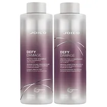 Kit Joico Defy Damage Shampoo 1L + Condicionador 1L - 2 Peças
