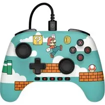 Power A Control Nintendo Switch 2 c/Cable Mario Time PWA-A-15351