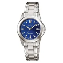 Relógio Casio LTP-1215A-2A2DF Analógico - Silver/Blue