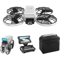 Drone Hetzer XJ2 Controle com Tela - Cinza