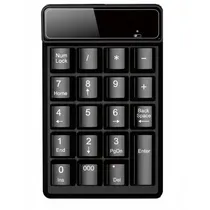 Teclado Numérico Bluetooth Satellite AK-186 - Preto