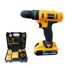 Kit Parafusadeira Elec. Kandexs SP-994 21V BLK/Yel Black/Yellow