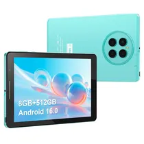 Tablet C Idea CM936 / 8GB + 512GB / 5G / Tela 9" / Bluetooth / GPS / Sim Card / 5MP+8MP / 8000MAH / Android 16.0 - Verde
