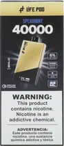 Vape Descartável Life Pod One Gold - Spearmint - 40000 Puffs