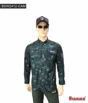 Sumax Camisa de Pesca BSW2412-Cam-M Mang.Larga M Camuflado (T) M