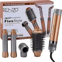 Modelador de Pelo Enzo EN-1966 White/Orange 220V