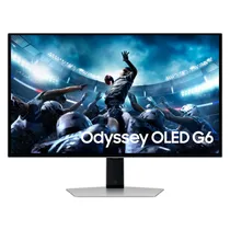 Monitor Gamer Samsung Odyssey G6 LS27FG602SN 27" Quad HD 500HZ Oled - Branco