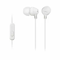Auricular Sony In-Ear MDR-EX15AP White c/Mic.