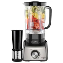 Liquidificador Britânia BLQ1380 Inox - 1200W - 3L - 110V - Preto e Prata