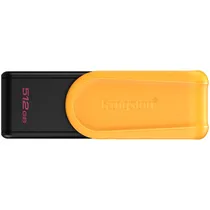 Pendrive Kingston Datatraveler Exodia s 512GB USB 3.2 Gen 1 - Amarelo DTXS/512GB