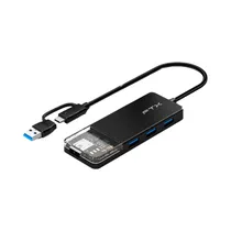 Hub USB FTX FTX-HUBT3-PB USB-C 3.0 A USB-A de 4 Puertos