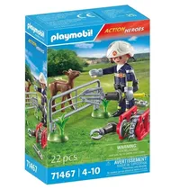 Juguete Playmobil Firefighters Animal Rescue