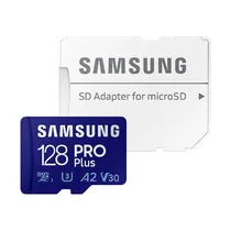 Cartão de Memoria Micro SD de 128GB Samsung Pro Plus MB-MD128KB / Class 10 / 180MB/s
