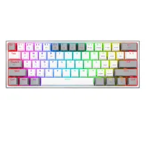 Teclado Redragon K616-RGB Fizz Pro White/Gray