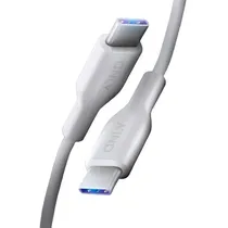 Cabo Xaea SYNC-C MOD-3034 - USB-C/USB-C - 1 Metro - Tpe de Dupla Injeção - Branco