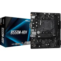 Placa Mãe AM4 Asrock B550M-HDV DDR4/HDMI/M2/Matx