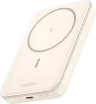 Carregador Portatil Wireless Ugreen PB560 Magnetic Mini 15W 5.000MAH USB-C Magsafe Beige