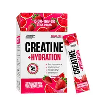 Suplemento Nutrex Creatine + Hydration Strawberry Watermelon 15 Unidades