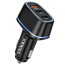 Carregador Sate p/ Carro A-CC2013 QC3.0+PD Black