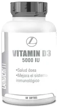 Landerfit Vitamin D3 5000 Iu (60 Softgels)