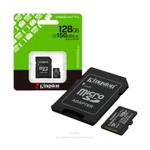 Memoria SDHC 128GB Kingston 150MB/s Plus C10 SDCS3/128GB c/Adaptador 34845